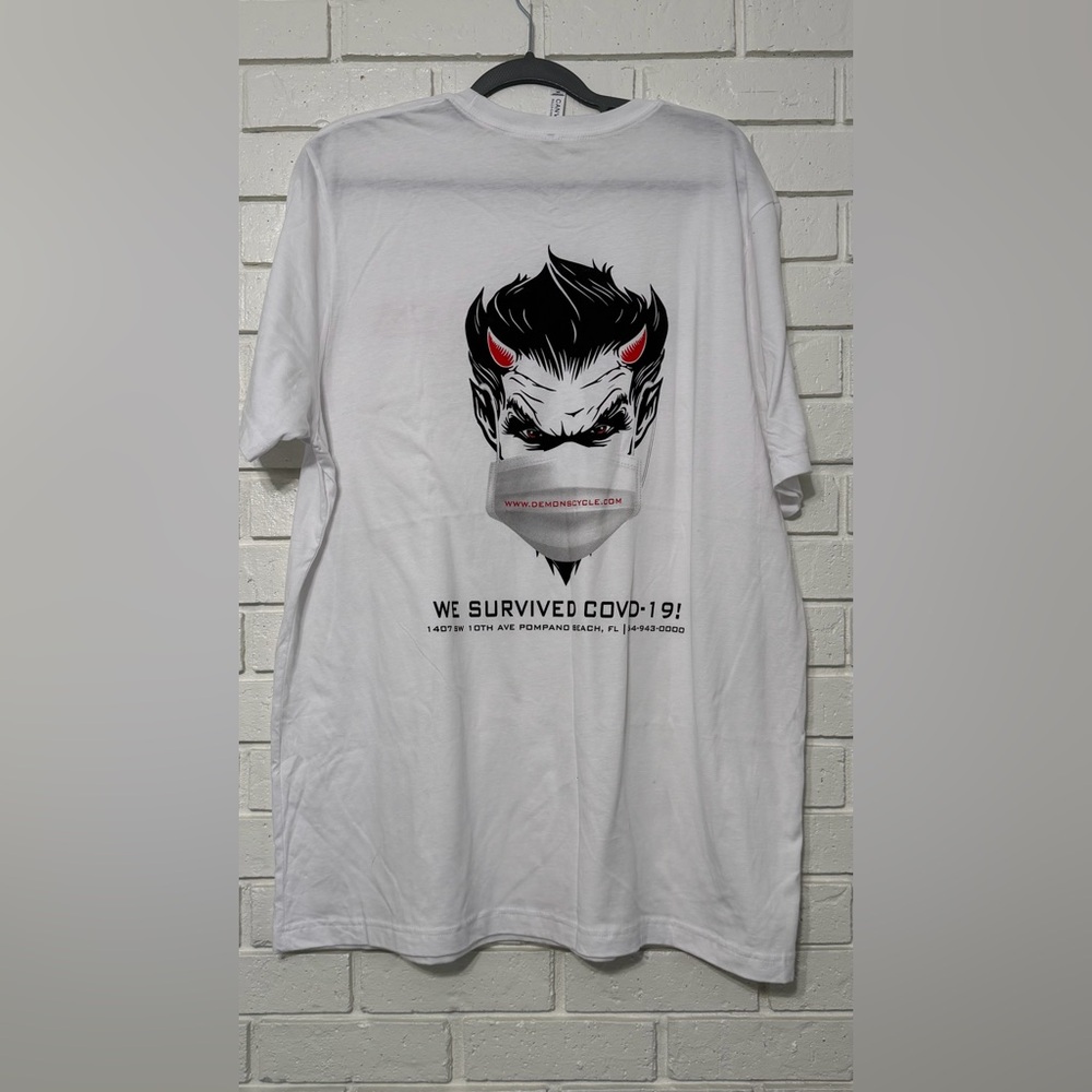 Demon Cycle Motorcycle Tee | Men’s 2XL | Biker Graphic T-Shirt